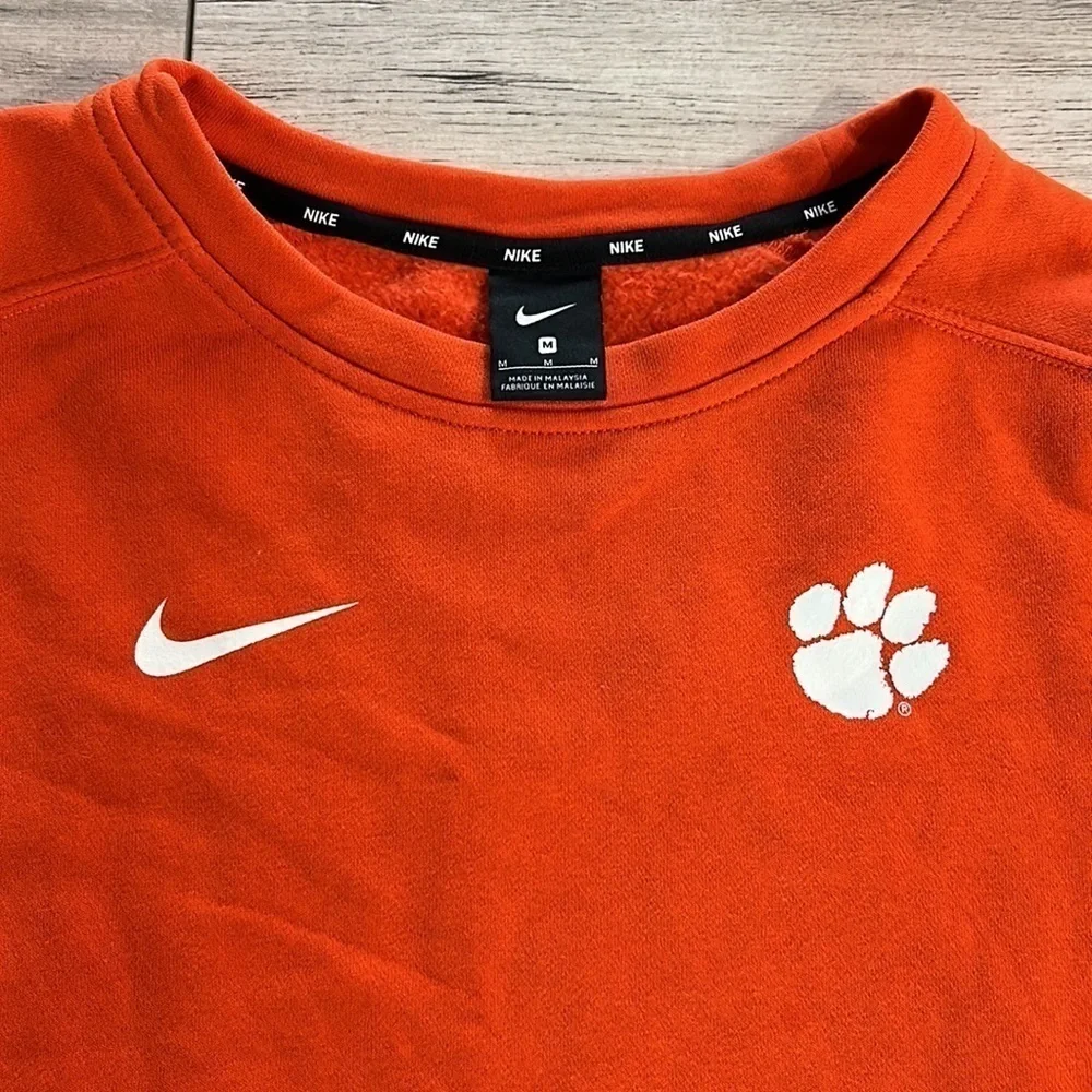 Nike Tops Nike Clemson Tigers Sideline Crew Neck Sweatshirt Women's Medium